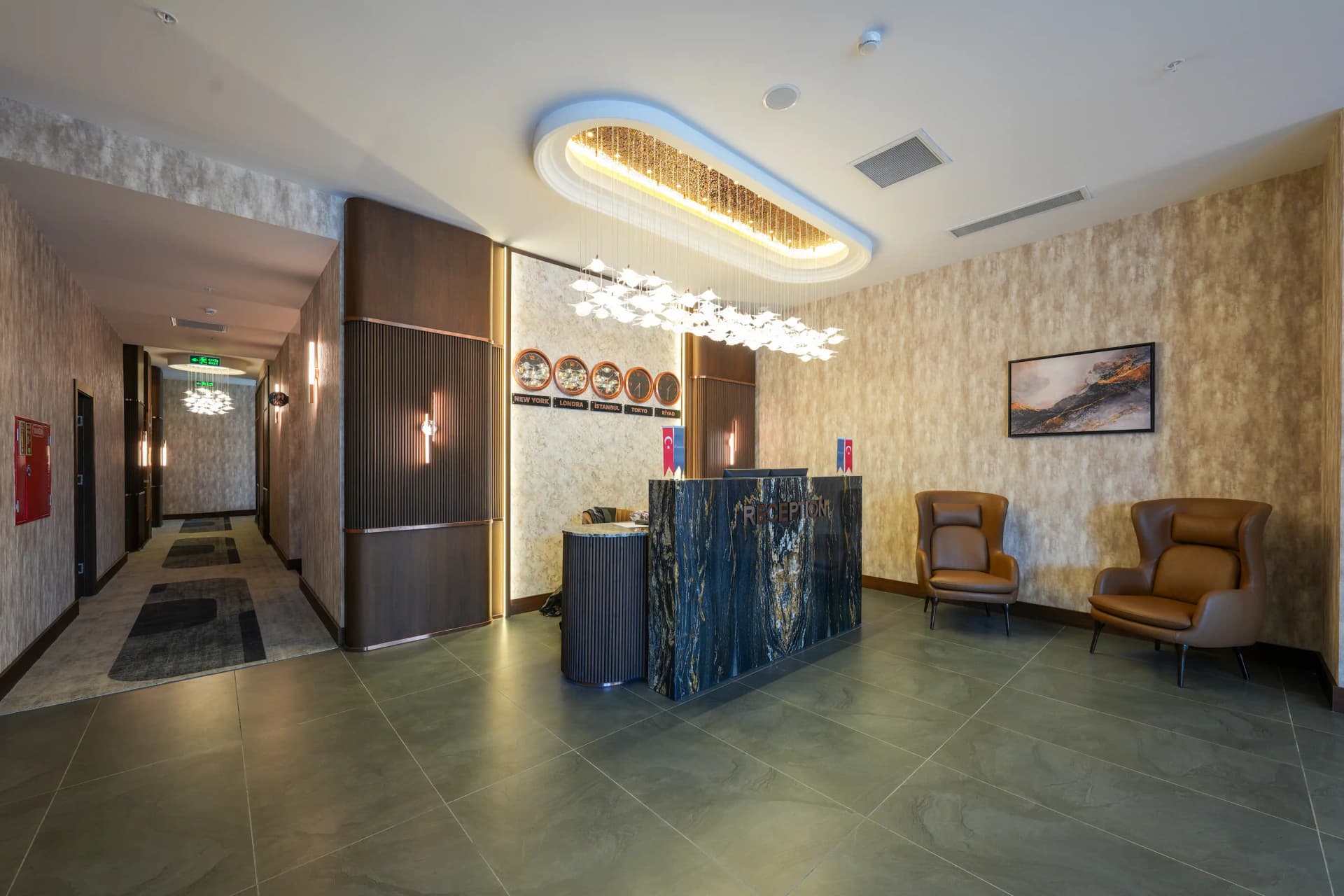 Park Kartal Hotel resepsiyon ve karşılama alanı
